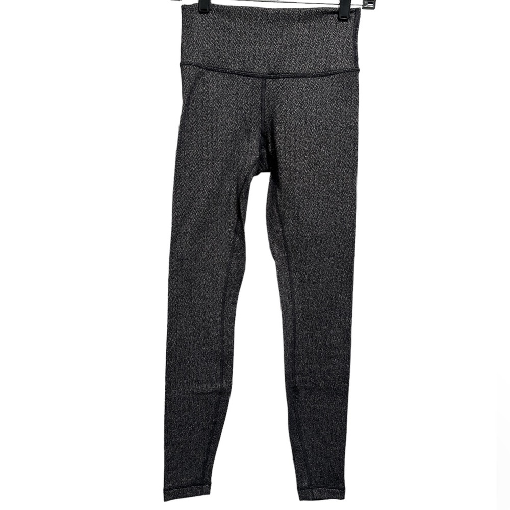 ⚡️CLEAR OUT SALE⚡️ lululemon Wunder Under Hi-Rise 7/8 Tight Herringbone - Picture 5 of 12